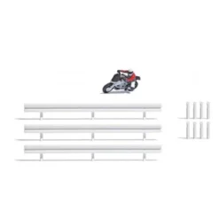 Busch A-Set: Kurvenkratzer 1 H0