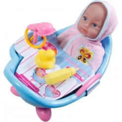 Amia Puppenbadewanne Mit Funktion, Inklusive Puppe