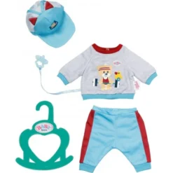 BABY Born Little Sport Outfit Blau 36 Cm