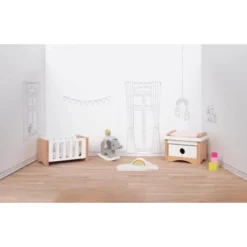 Goki Puppenmöbel Style, Babyzimmer