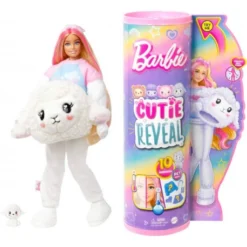 MATTEL Barbie Cutie Cozy Cute Reveal Serie Puppe - Lämmchen -Spielzeug Geschäft barbie cutie cozy cute reveal serie puppe laemmchen 3