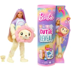 MATTEL Barbie Cutie Cozy Cute Reveal Serie Puppe - Löwe -Spielzeug Geschäft barbie cutie cozy cute reveal serie puppe loewe 4
