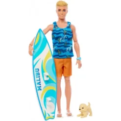 MATTEL Barbie Ken Surf Doll + Accy