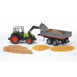 Bruder 02112 Claas Nectis 267F Plus Frontlader Mit Anhänger -Spielzeug Geschäft bruder 02112 claas nectis 267f plus frontlader mit anhaenger 3