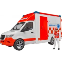 Bruder 02676 MB Sprinter Ambulanz Mit Fahrer Und Light + Sound Modul -Spielzeug Geschäft bruder 02676 mb sprinter ambulanz mit fahrer und light sound modul 5