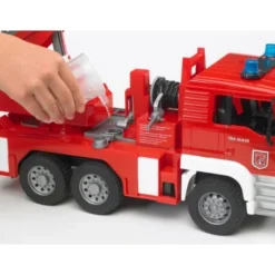 Bruder 02771 MAN Feuerwehr Mit Drehleiter, Licht Und Sound -Spielzeug Geschäft bruder 02771 man feuerwehr mit drehleiter licht und sound 3
