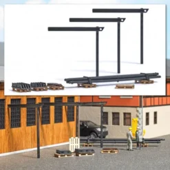 BUSCH Paletten Mit Maschinenteilen H0