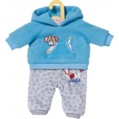Dolly Moda Sport-Outfit Blau 43cm