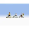 H0 Motorrollerfahrer