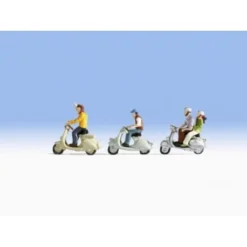 H0 Motorrollerfahrer