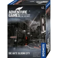 Kosmos Adventure Games - Die Akte Gloom City -Spielzeug Geschäft kosmos adventure games die akte gloom city 4002051695200 4
