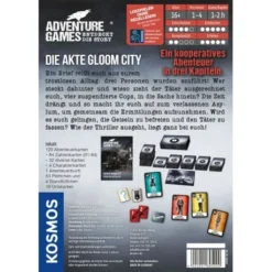 Kosmos Adventure Games - Die Akte Gloom City -Spielzeug Geschäft kosmos adventure games die akte gloom city 4002051695200 5