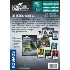 Kosmos Adventure Games - Die Monochrome AG -Spielzeug Geschäft kosmos adventure games die monochrome ag 4002051695132 5