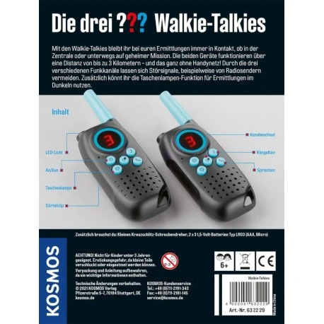 Kosmos Die Drei ??? - Walkie-Talkies 2 Kosmos Die Drei ??? - Walkie-Talkies – Bild 2
