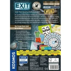 Kosmos EXIT - Die Känguru-Eskapaden (Fortgeschrittene) -Spielzeug Geschäft kosmos exit das spiel die kanguru eskapaden level fortgeschrittene 4002051695071 7