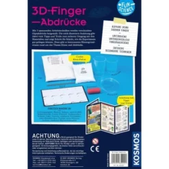 Kosmos Fun Science 3D-Fingerabdrücke -Spielzeug Geschäft kosmos fun science 3d fingerabdrucke 4002051654221 5