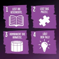 Kosmos Krimipuzzle Die Drei !!! 200 Teile / Skandal Auf Dem Reitturnier -Spielzeug Geschäft kosmos krimipuzzle die drei 200 teile skandal auf dem reitturnier 4002051680725 3