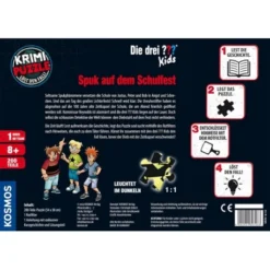 Kosmos Krimipuzzle Die Drei ??? Kids 200 T. / Spuk Auf Dem Schulfest -Spielzeug Geschäft kosmos krimipuzzle die drei kids 200 t spuk auf dem schulfest 4