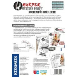 Kosmos Murder Mystery Party Kuchen Für Eine Leiche -Spielzeug Geschäft kosmos murder mystery party kuchen fur eine leiche 4002051682125 2