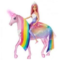Mattel FXT26 Barbie Dreamtopia Magisches Zauberlicht Einhorn