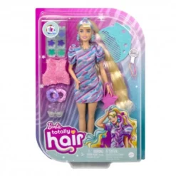 Mattel HCM88 Barbie Totally Hair Puppe Im Sternenlook, 21,6 Cm Langes Fantasiehaar, 15 Zubehörteile, Ab 3 Jahren -Spielzeug Geschäft mattel hcm88 barbie totally hair puppe im sternenlook 216 cm langes fantasiehaar 15 zubehoerteile ab 3 jahren 3