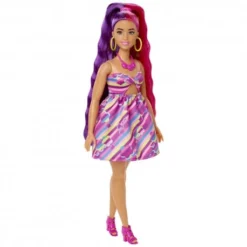 Mattel HCM89 Barbie Totally Hair Puppe Im Blumenlook, 21,6 Cm Langes Fantasiehaar, 15 Zubehörteile, Ab 3 Jahren -Spielzeug Geschäft mattel hcm89 barbie totally hair puppe im blumenlook 216 cm langes fantasiehaar 15 zubehoerteile ab 3 jahren 2