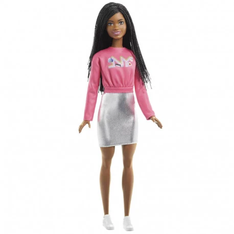 Mattel HGT14 Barbie Abenteuer Zu Zweit Barbie Brooklyn Roberts-Puppe, Spielzeug Für Kinder Ab 3 Jahren 1 Mattel HGT14 Barbie Abenteuer Zu Zweit Barbie Brooklyn Roberts-Puppe, Spielzeug Für Kinder Ab 3 Jahren