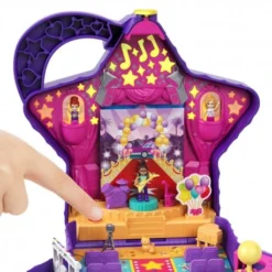 Mattel HGT17 Die Polly Pocket Talent Show-Schatulle Mit Shani Als Hauptfigur, Mit 3 Puppen, Viele Funktionen, über 20 -Spielzeug Geschäft mattel hgt17 die polly pocket talent show schatulle mit shani als hauptfigur mit 3 puppen viele funktionen ueber 20 4