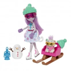 Mattel HHC21 Enchantimals Weihnachtswunder-Adventskalender (mit Puppe) -Spielzeug Geschäft mattel hhc21 enchantimals weihnachtswunder adventskalender mit puppe 2