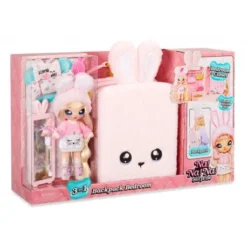 MGA Na! Na! Na! Surprise 3-in-1 Backpack Bedroom Series 1 Playset - Aubrey Heart (Pink Bunny) -Spielzeug Geschäft na na na surprise 3 in 1 backpack bedroom series 1 playset aubrey heart pink bunny 7