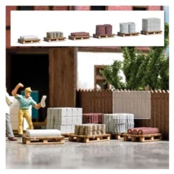 Busch Paletten M. Baumaterial H0