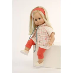 Schildkröt Puppe Schlummerle 37 Cm, Blonde Haare, Blaue Schlafaugen