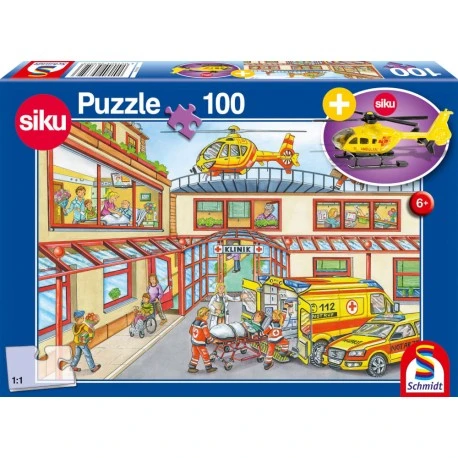 Schmidt Spiele Puzzle Rettungshubschrauber 100 Teile Mit Siku Rettungshubschrauber 1 Schmidt Spiele Puzzle Rettungshubschrauber 100 Teile Mit Siku Rettungshubschrauber