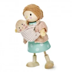 Tenderleaftoys - Mrs Goodwood & Baby Für Puppenhaus
