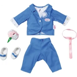 Zapf 826874 BABY Born Boutique Deluxe Bräutigam 43 Cm