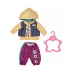 Zapf BABY Born Outfit Mit Hoody 43cm